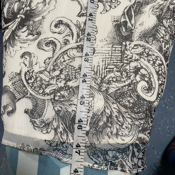 BCBG Max Azaria ..Black & off-white Silk Maxi dress . Size 6P . SO BEAUTIFUL ♥️ - Picture 15 of 16